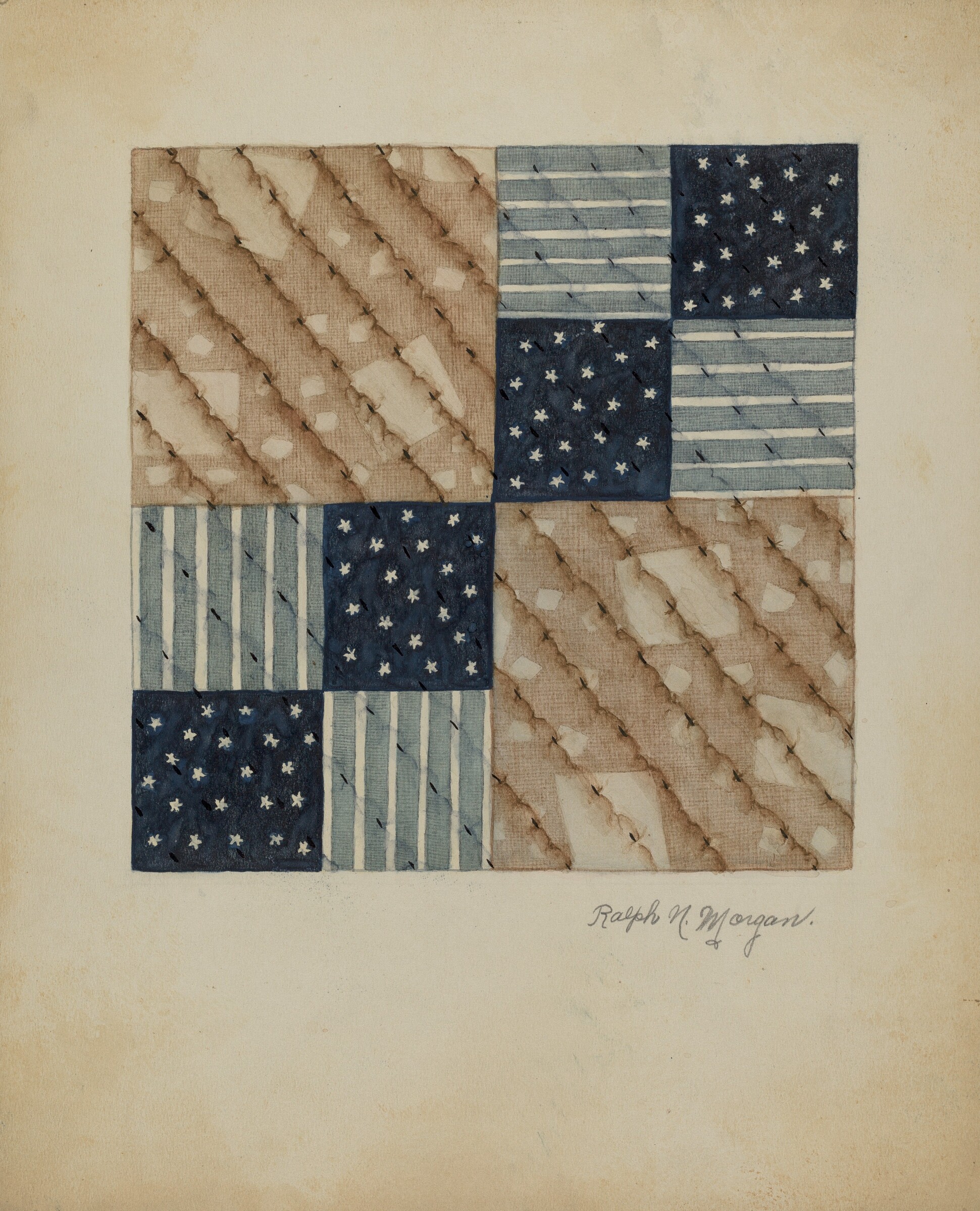 Quilt Pattern, Ralph N. Morgan, 1935/1942