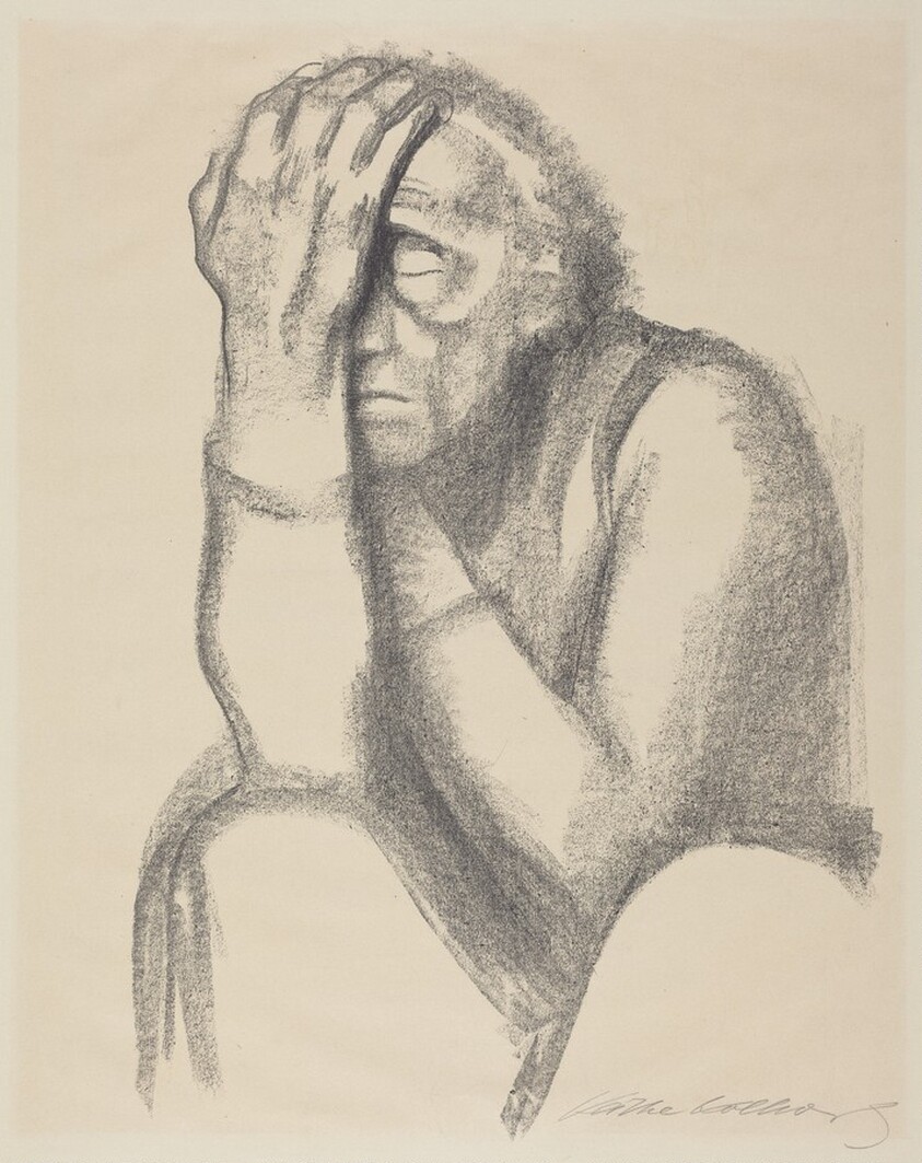 Woman Meditating II (Nachdenkende Frau II)