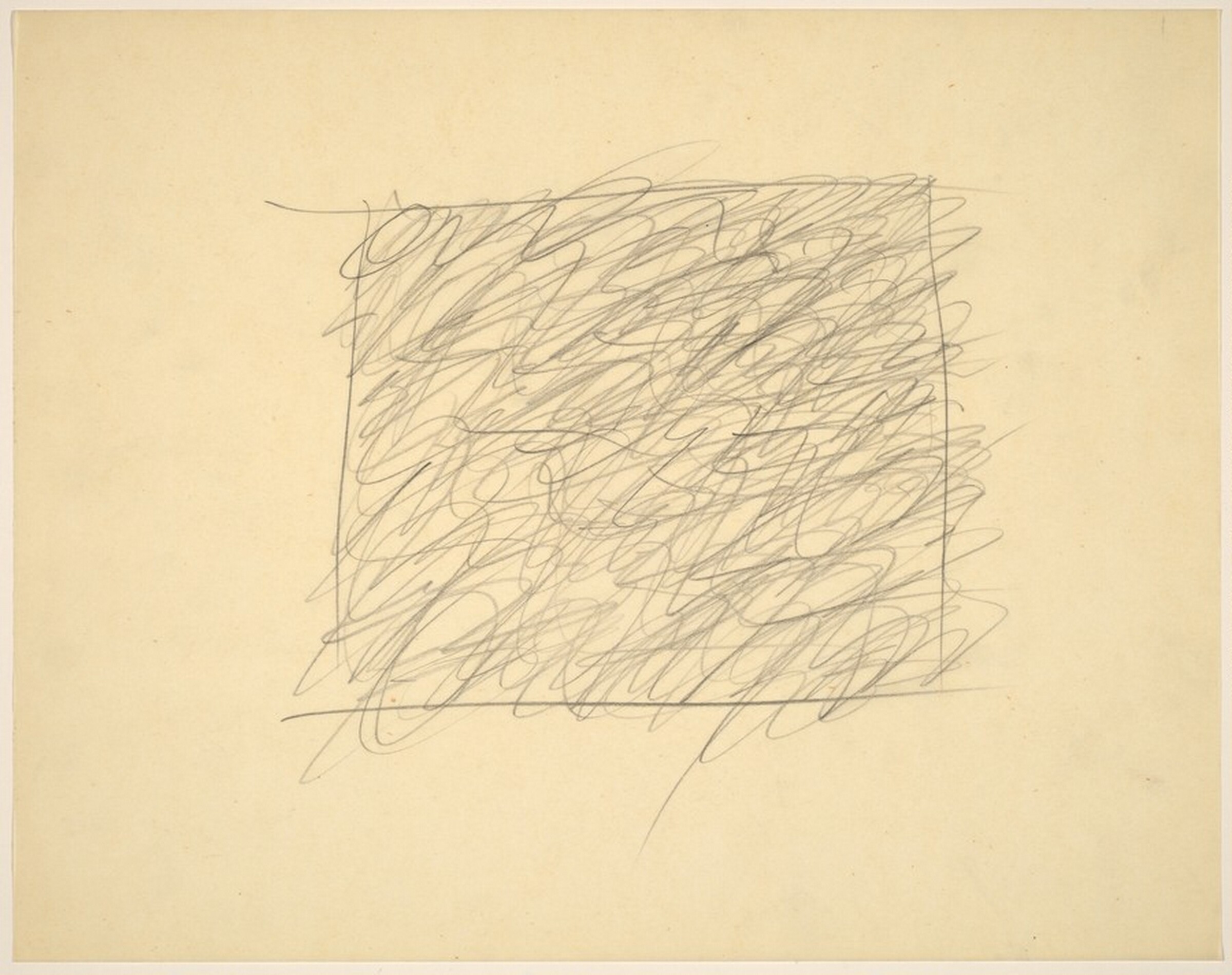 Untitled, Cy Twombly, 1950s