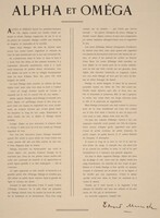 Text Page, Edvard Munch, 1908/1909