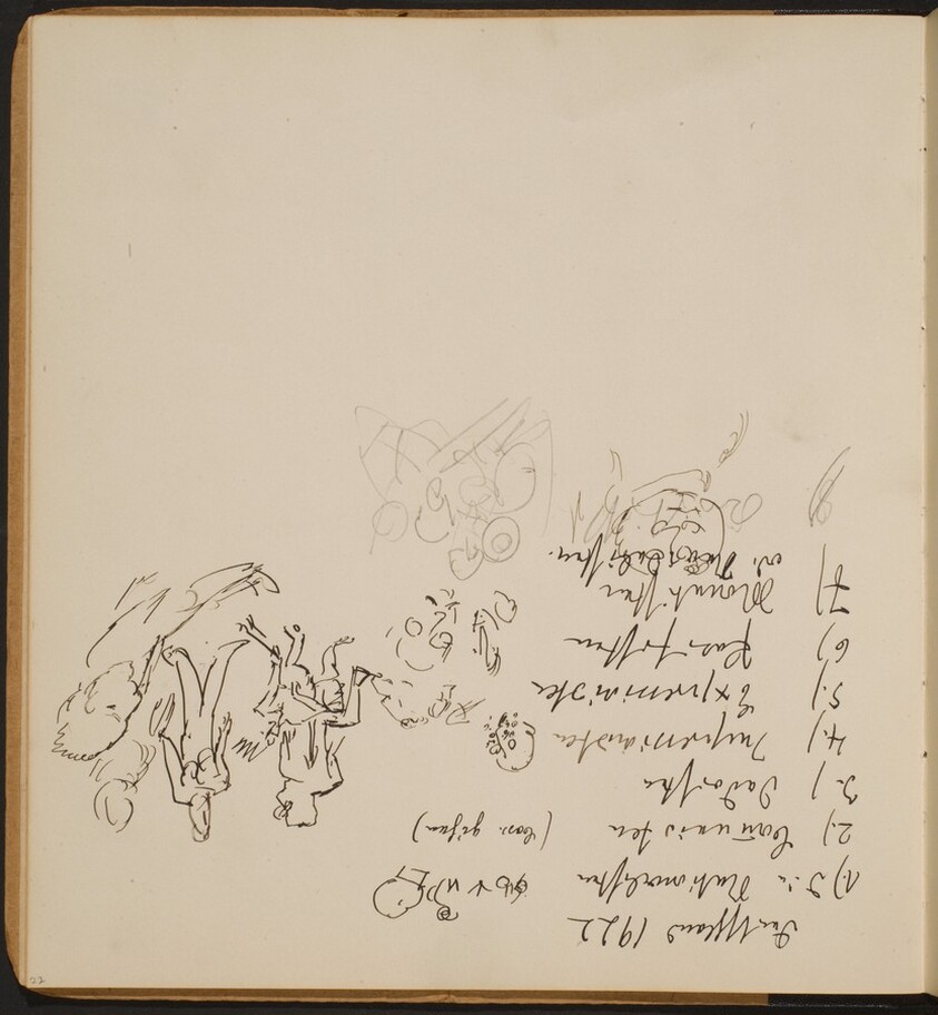 Notizen und kleine Skizzen (Notes and Small Sketches) [p. 22]