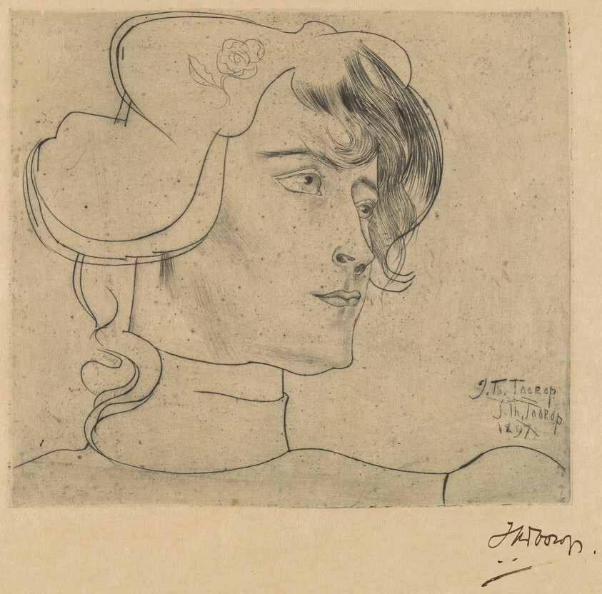 Head of a Woman (Marguérite Adolphine Helfrich)