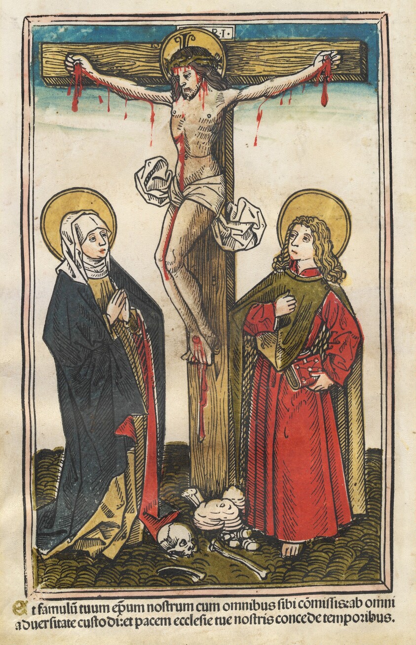 Christ on the Cross with the Virgin and Saint John