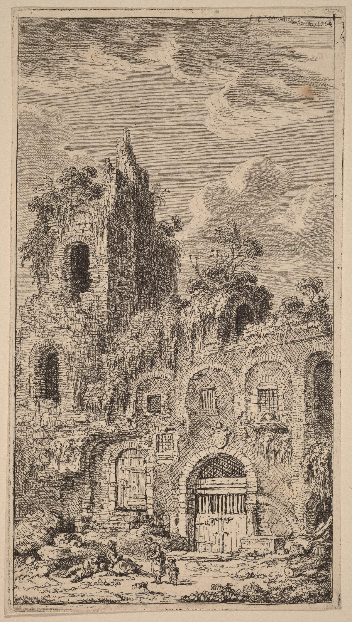 Fragment of the Old City Wall at San Giovanni Laterano