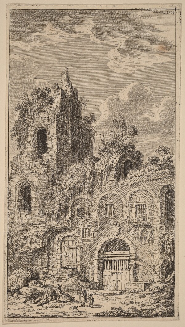 Fragment of the Old City Wall at San Giovanni Laterano