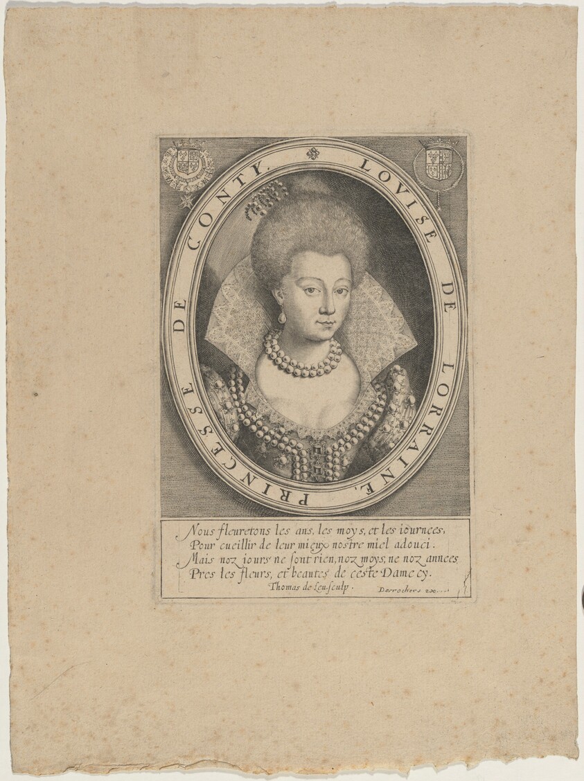 Louise Marguerite de Lorraine, Second Wife ofFrancois, Prince of Conti