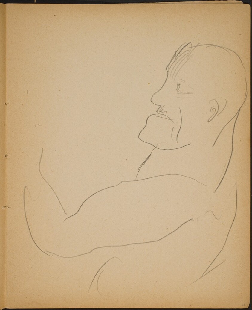 Ringkämpfer im Profil (Wrestler in Profile) [p. 29]