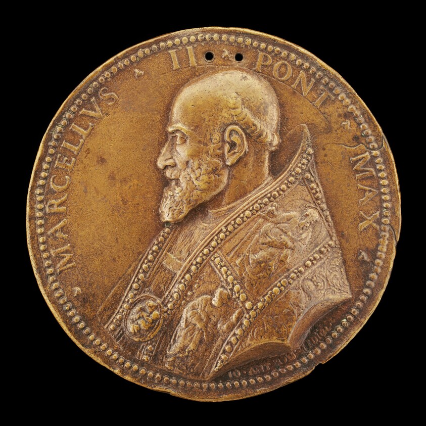 Marcellus II (Marcello Corvino, 1501-1555), Pope 1555 [obverse]