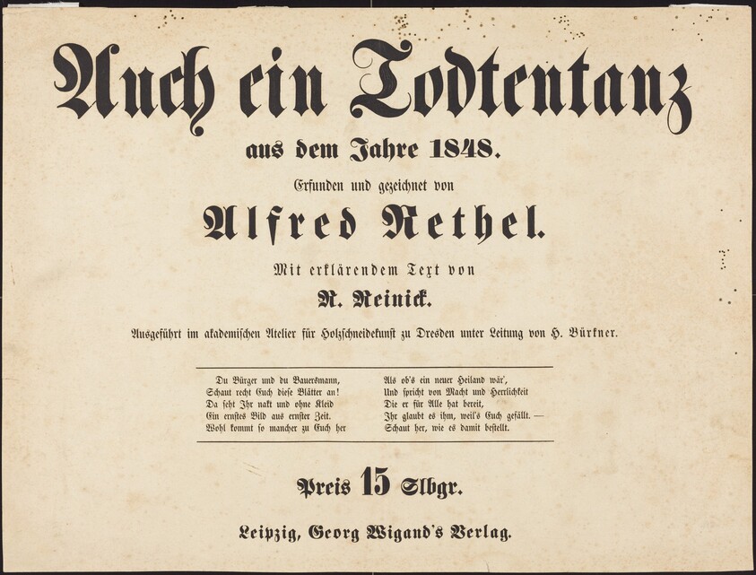 Auch ein Todtentanz: Title Page