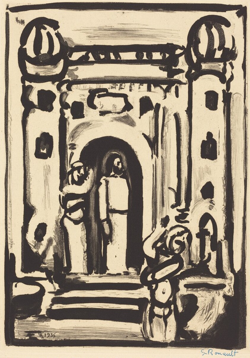 Christ aux Portes de la Ville (Frontispiece)