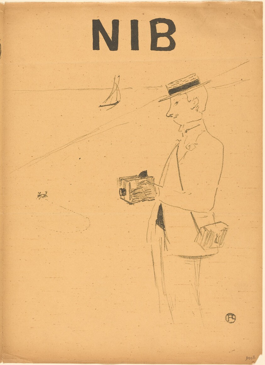 Nib or the Amateur Photographer (Nib ou le photographe-amateur) [right recto]