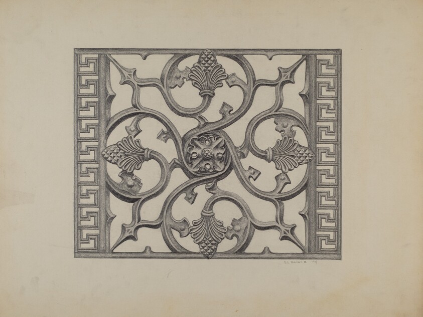 Cast Iron Window Grille