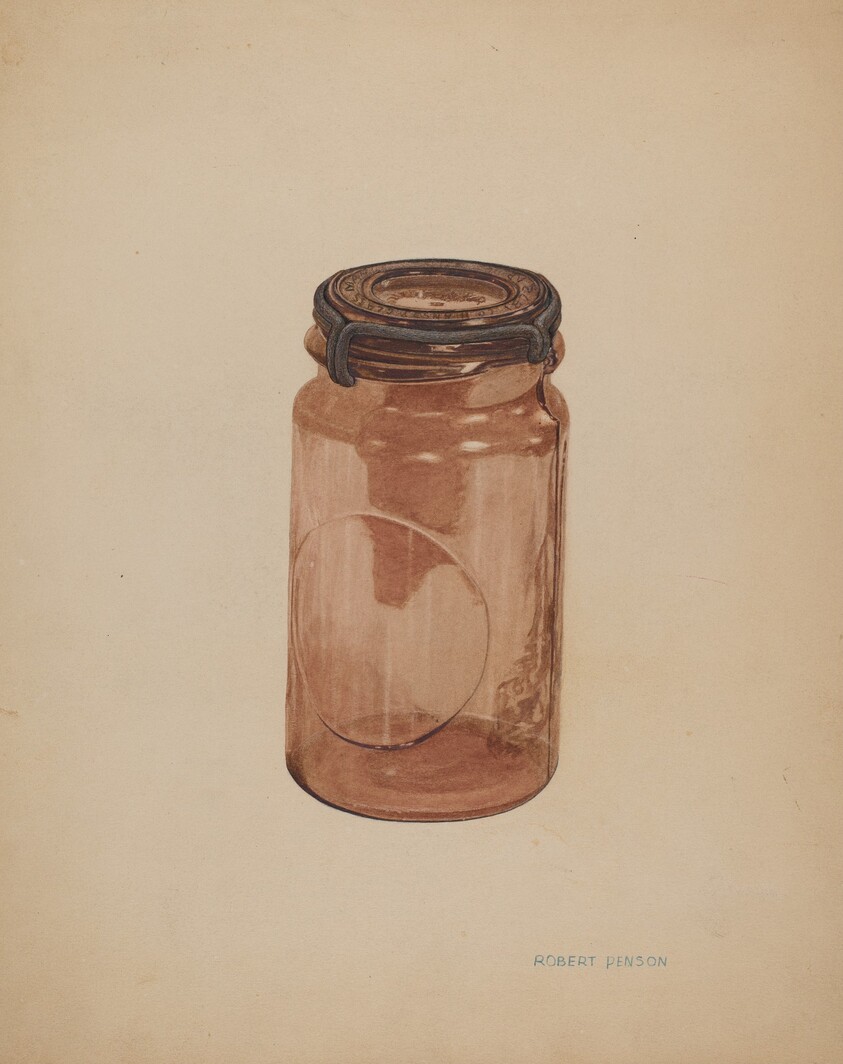 Glass Fruit Jar