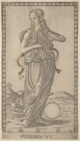 Polimnia (Polyhymnia), Master of the E-Series Tarocchi, c. 1465