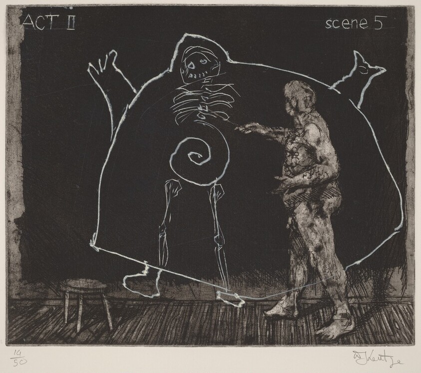 Act II, Scene 5, from Ubu Tells the Truth