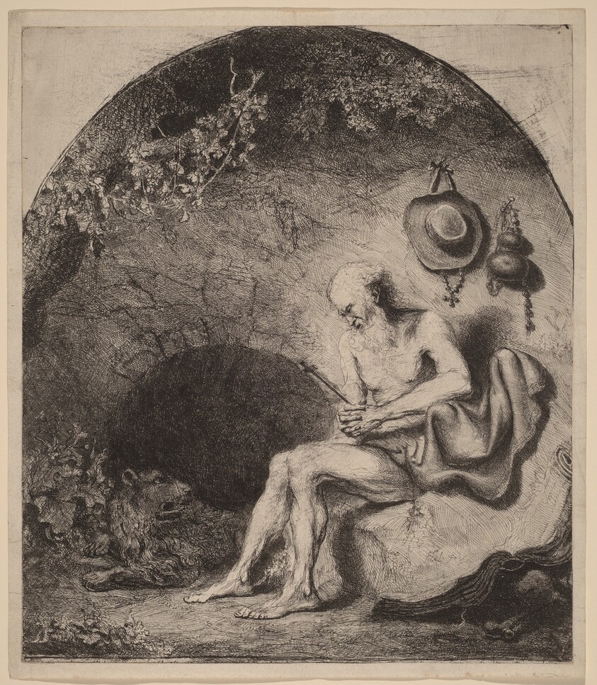 Saint Jerome in the Cave