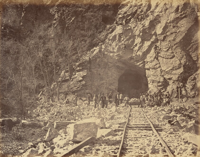 Plate 39. East End of Tunnel, Weber Canon