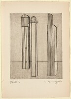 He Disappeared into Complete Silence, Plate 3, Louise Bourgeois, 1947