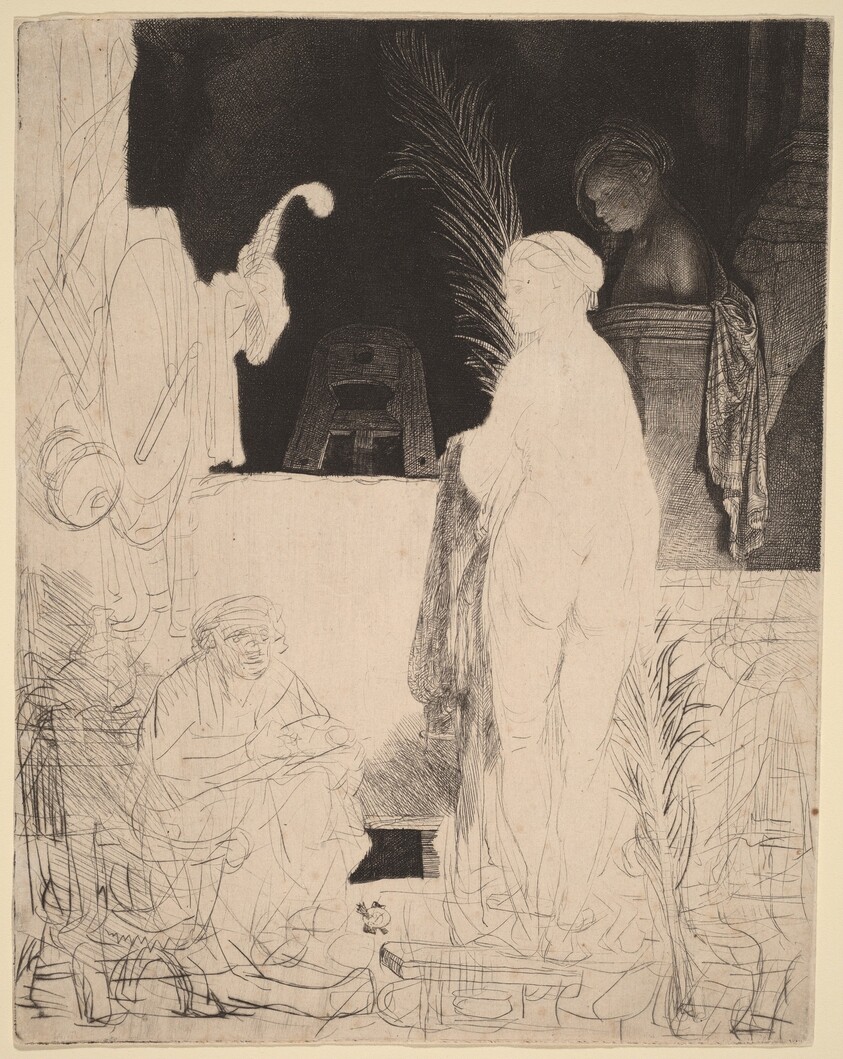 The Artist Drawing from the Model