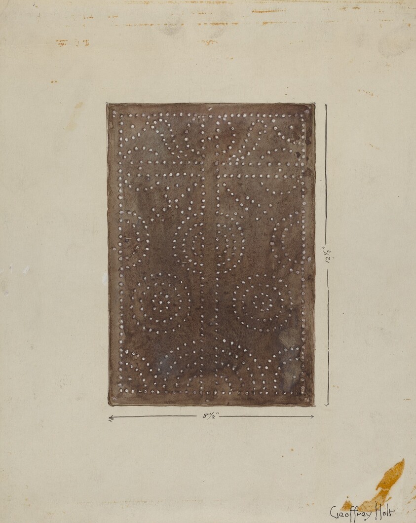 Pierced Metal Screen from Confessional