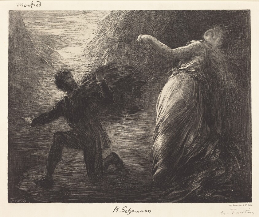 Manfred and Astarte (1st plate)