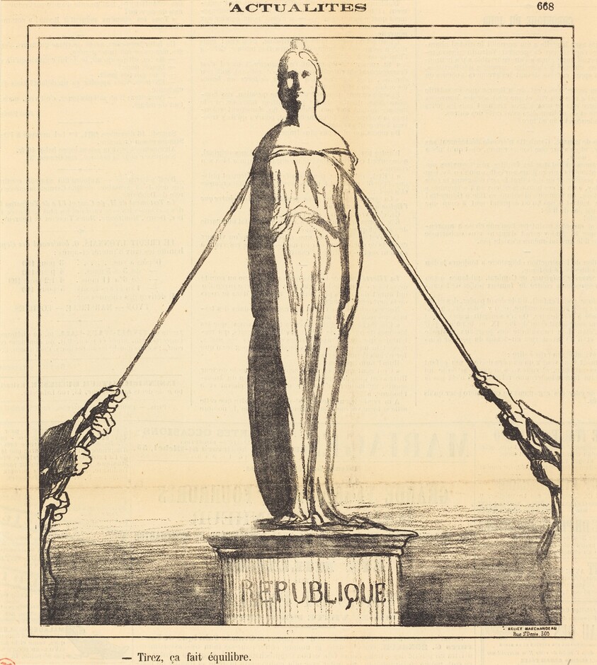 Tirez, ça fait équilibre