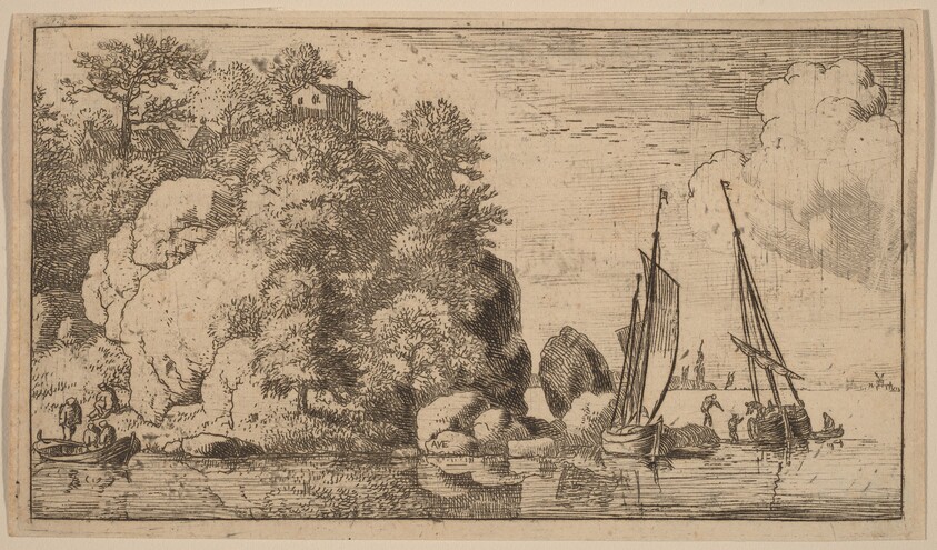 Two Boats on a Wide River
