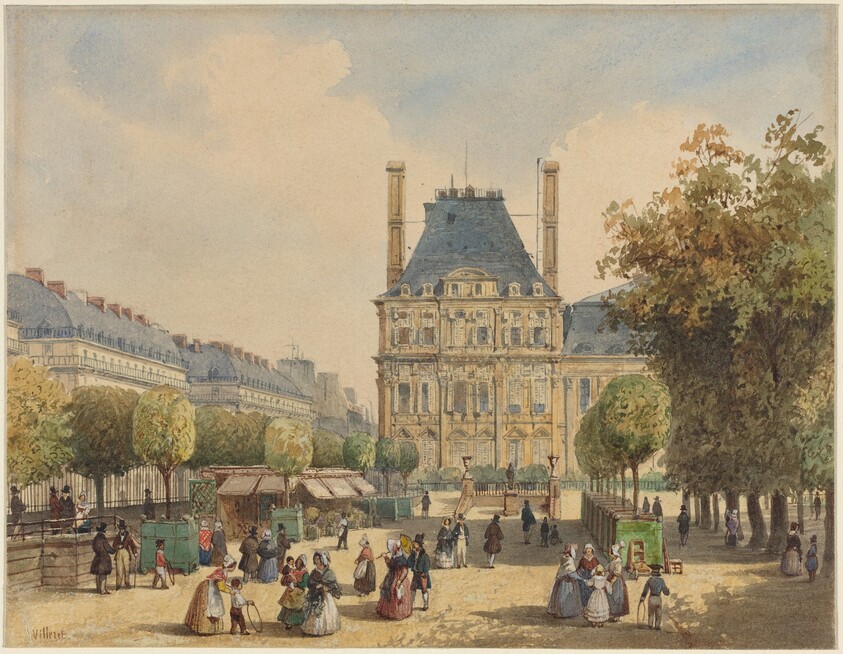 Rue de Rivoli and Pavillon Marsan