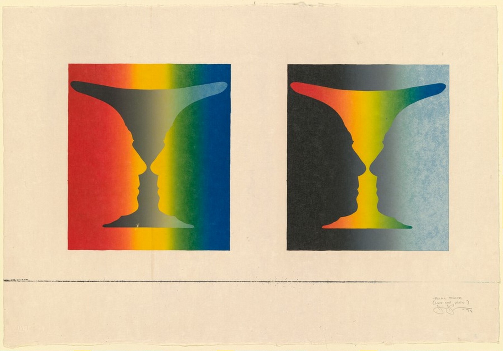 Cups 4 Picasso [trial proof], Jasper Johns, 1972