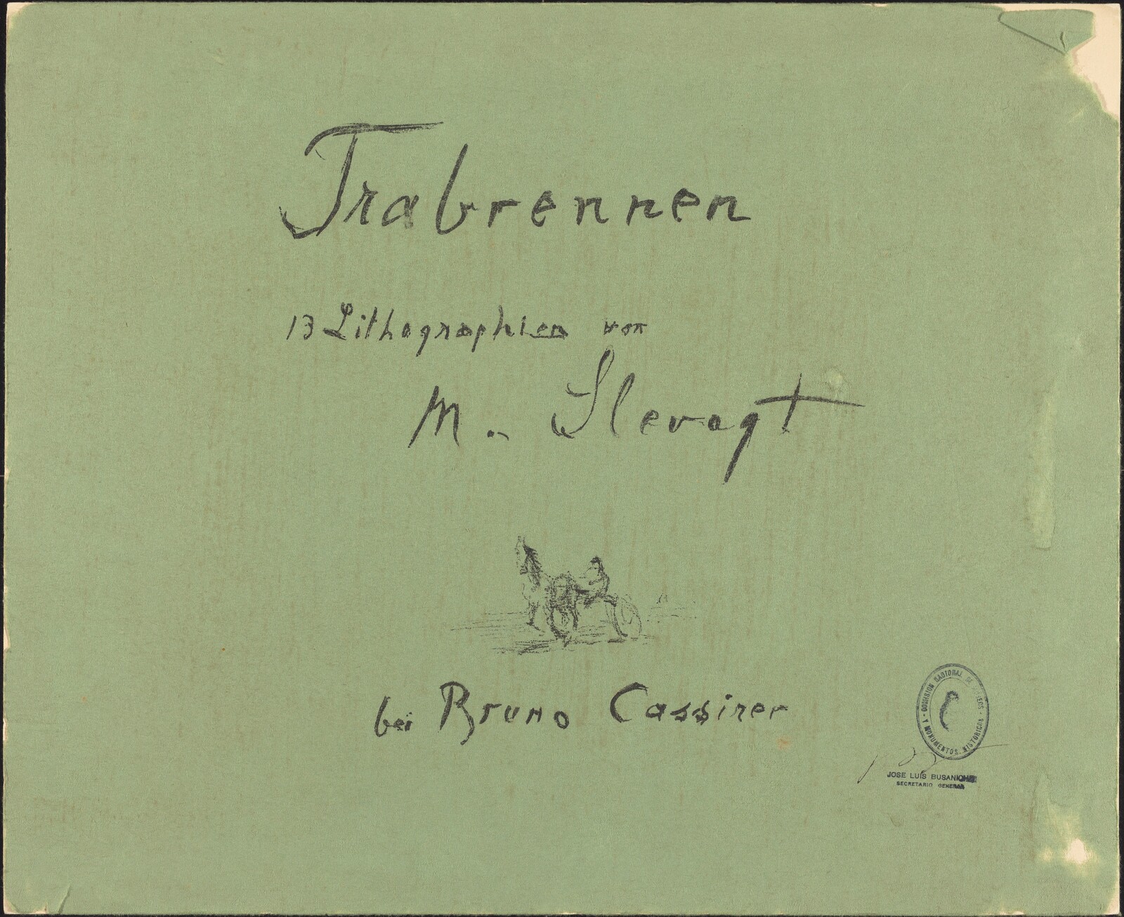 Trabrennen, Max Slevogt