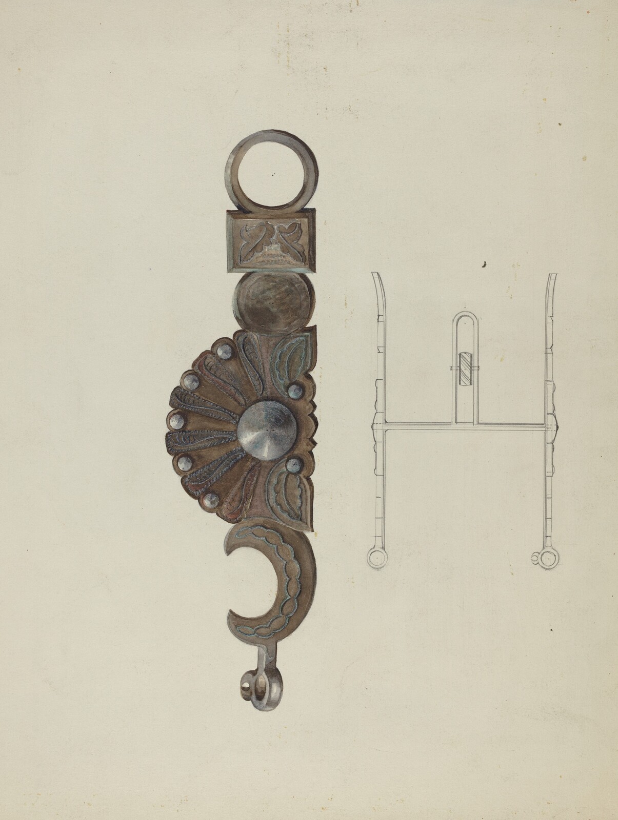 Bridle Bit, Gerald Transpota, c. 1936