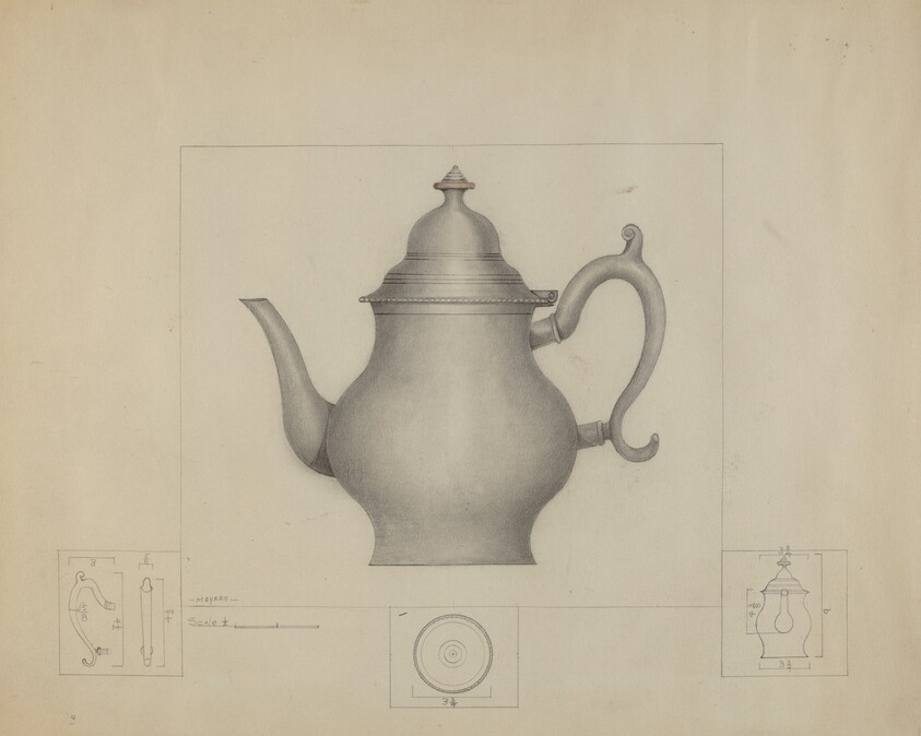 Pewter Coffee Pot