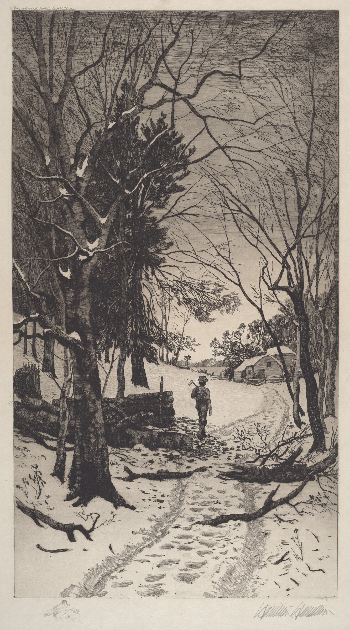 Untitled (Winter Landscape), Hamilton Hamilton, 1886