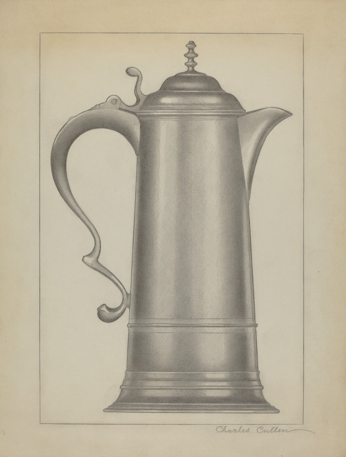 Pewter Flagon