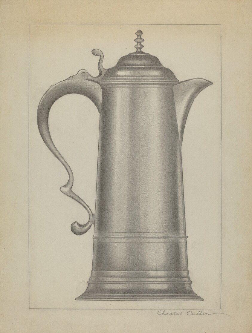 Pewter Flagon