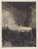 Märztage II (March Days II), Max Klinger, 1883