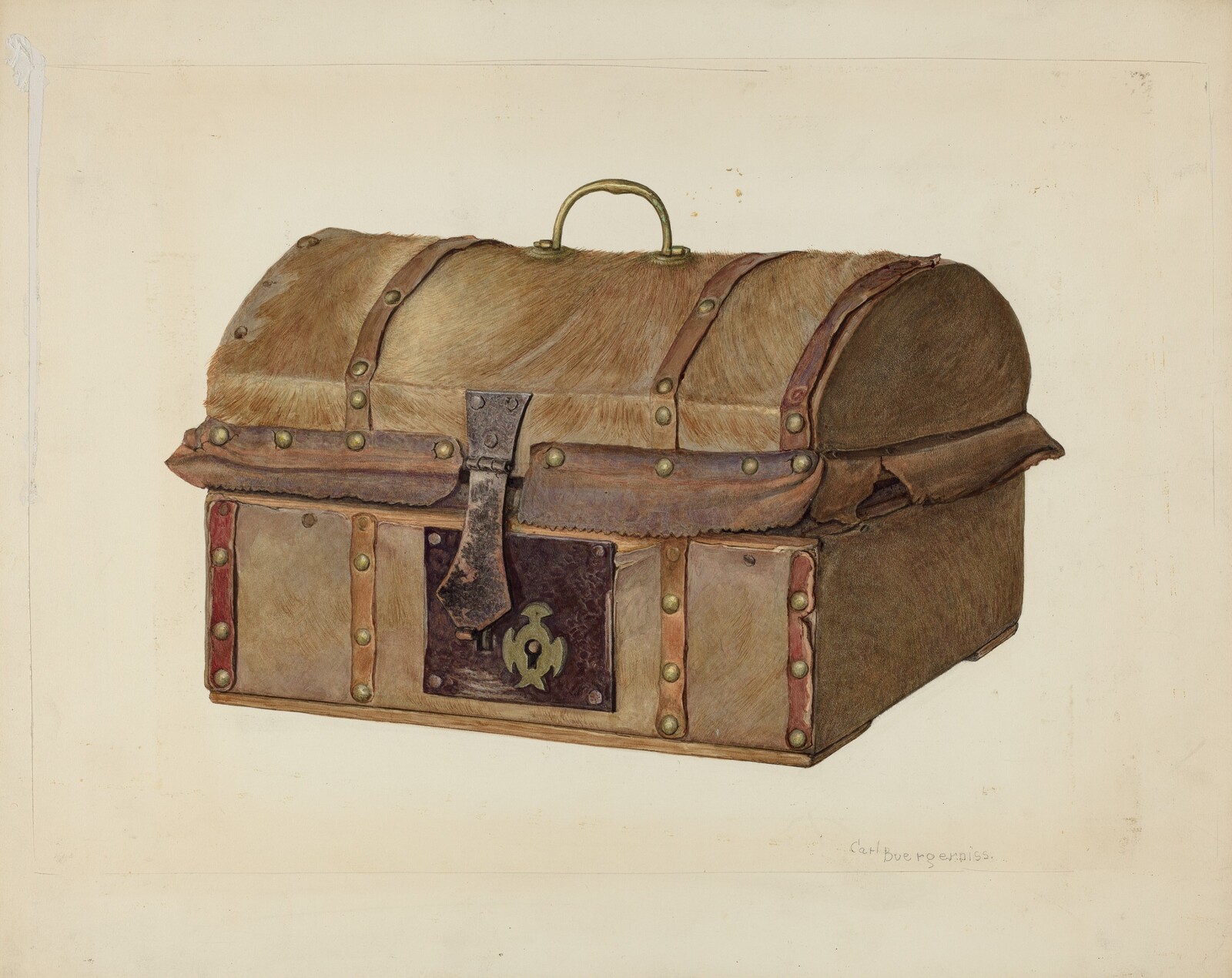 Miniature Chest, Carl Buergerniss, 1939
