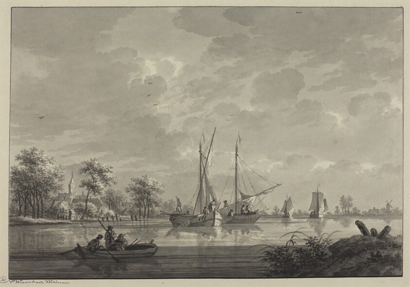 Tull on the River Waal