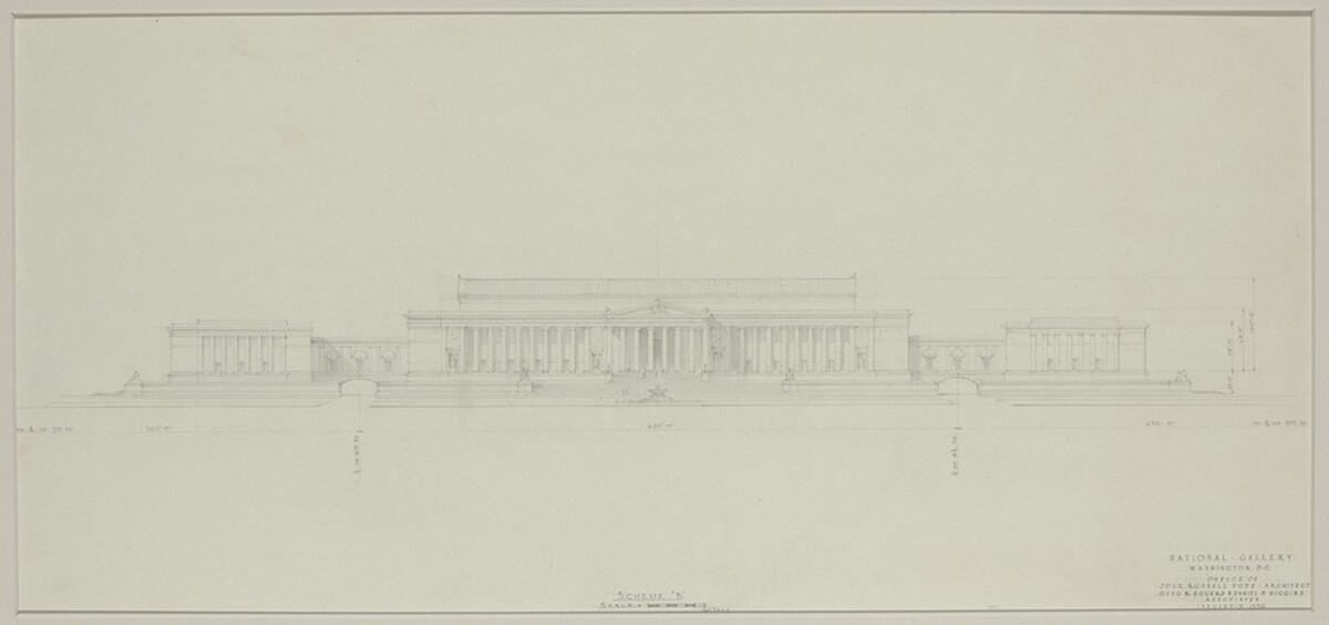 Early Elevation Study: Three Unit Building, 3rd and 7th Street