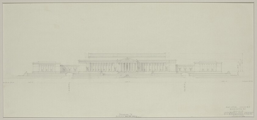 Early Elevation Study: Three Unit Building, 3rd and 7th Street
