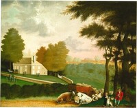 The Grave of William Penn, Edward Hicks, c. 1847/1848