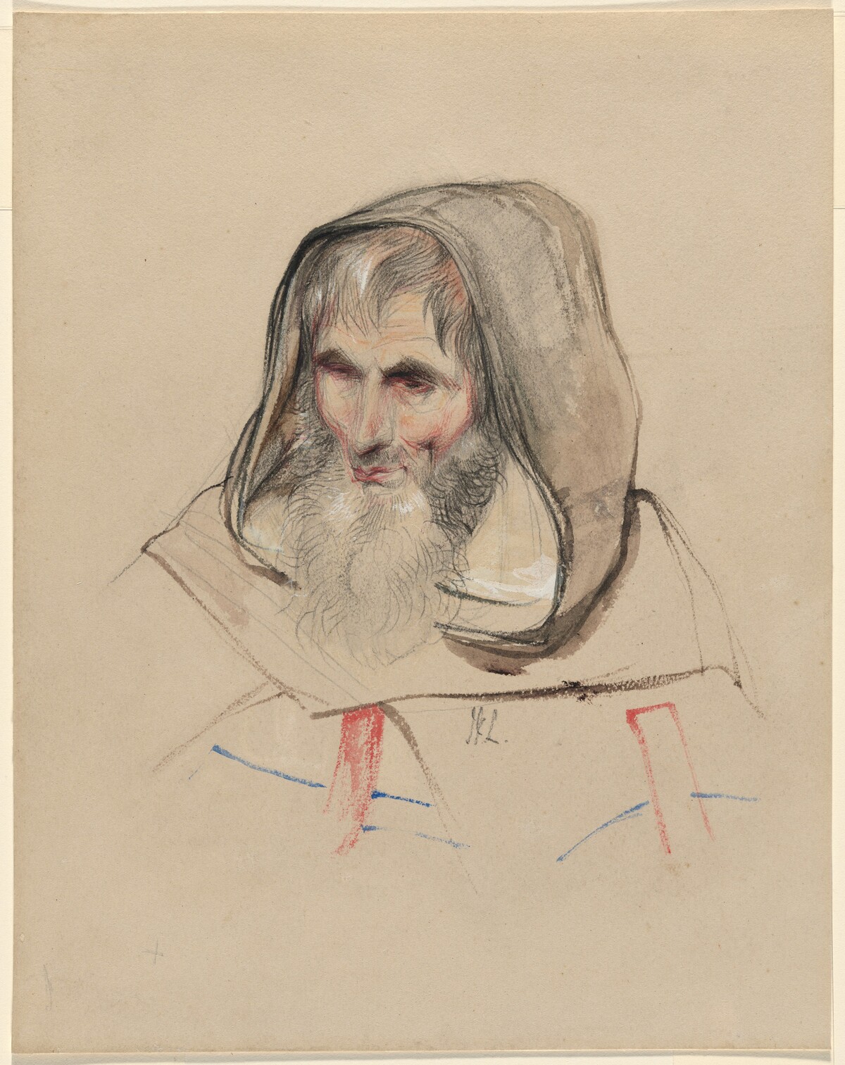 Head of a Spanish Monk