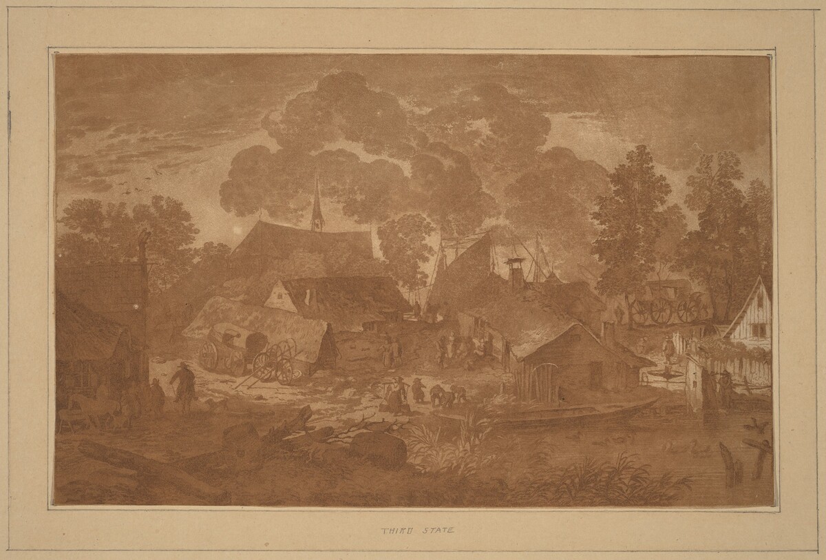 Village with Pond