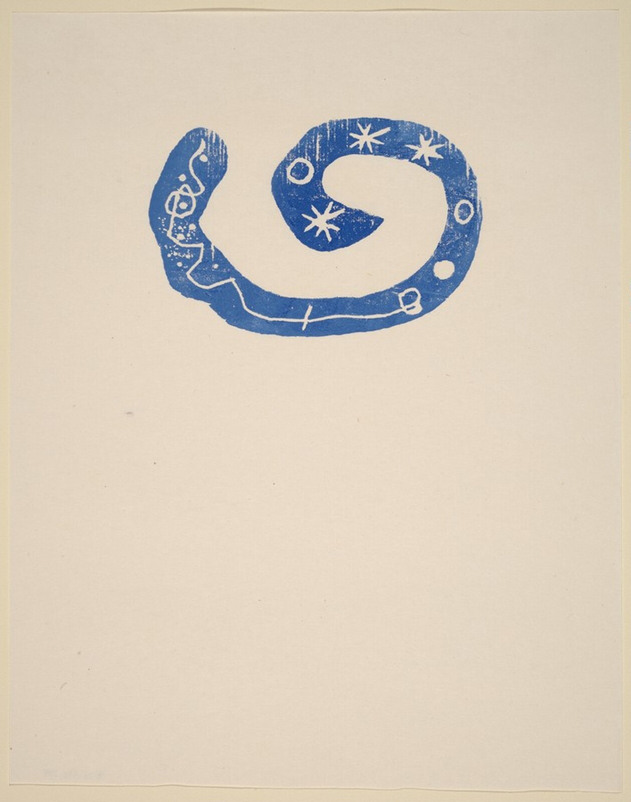 Untitled [plate LXII], Joan Miró, 1958
