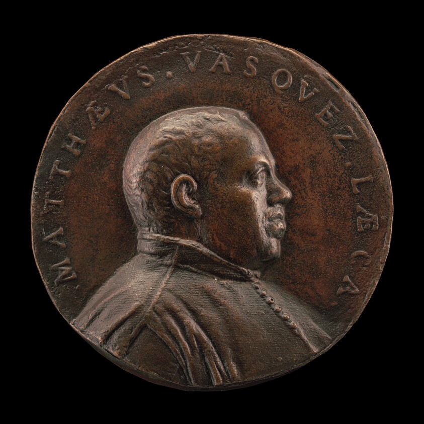 Mateo Vásquez, c. 1542-1591, Secretary to King Philip II from 1573 [obverse]