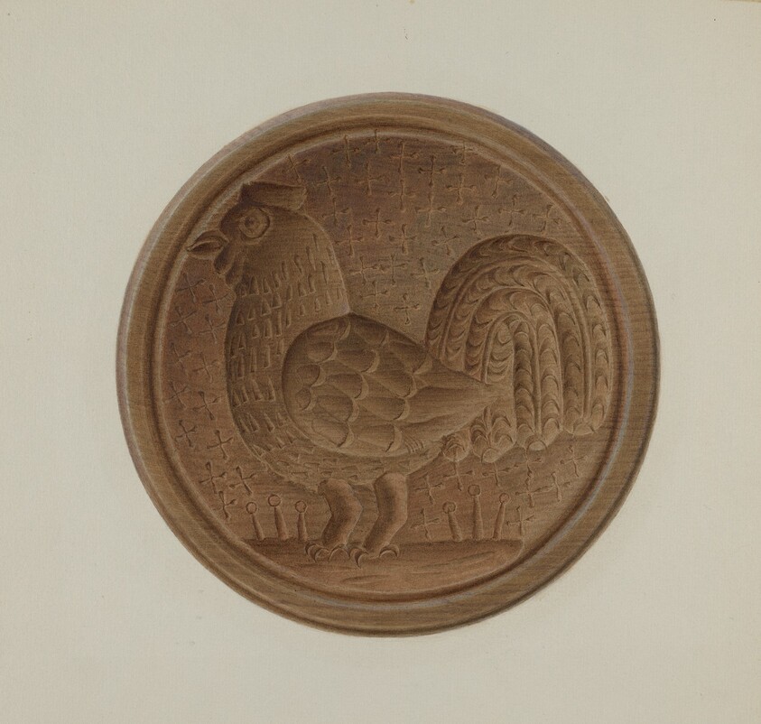 Pa. German Butter Mold