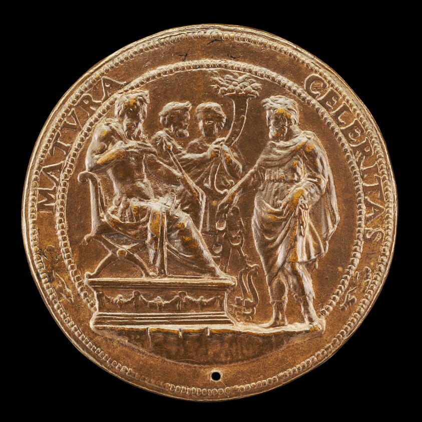 A Governor Receiving a Man with a Bridle [reverse]