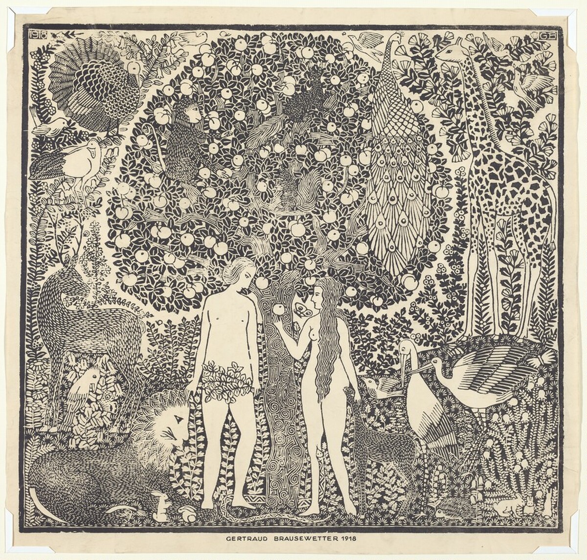 Adam and Eve in the Garden of Eden