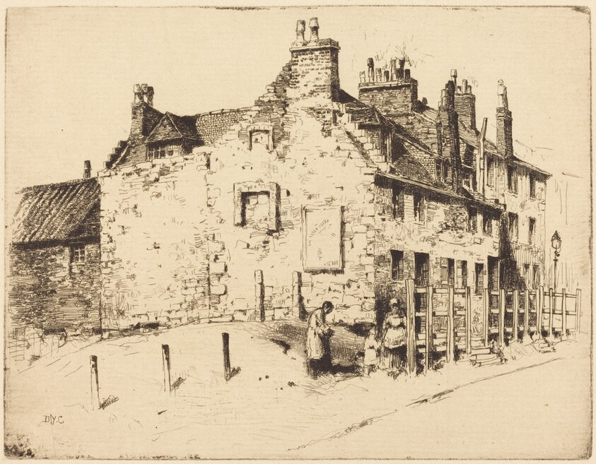 Old Houses on South-Side of Rottenrow (Glasgow)