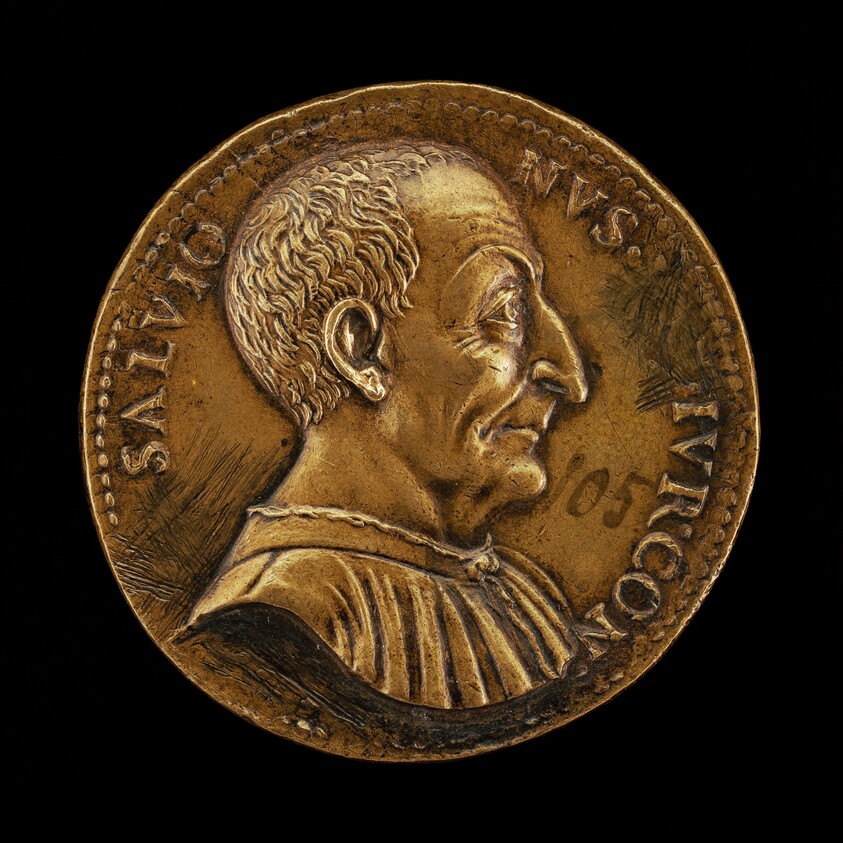 Luca Salvioni, died 1536, Paduan Jurist [obverse]